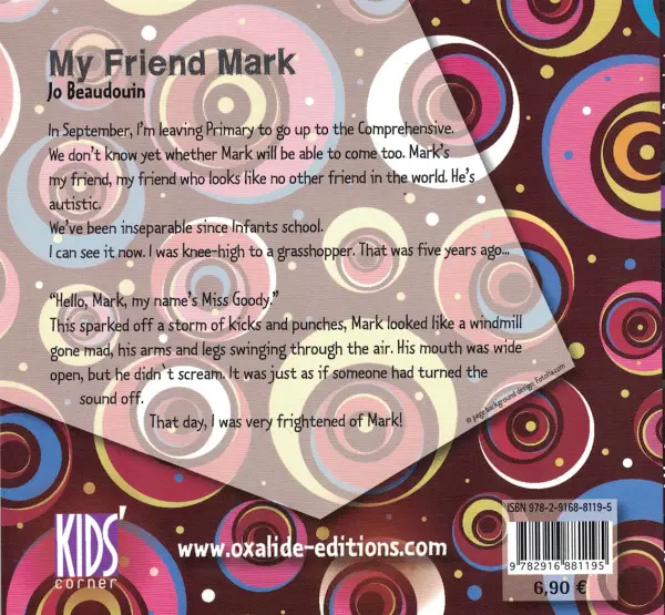 My Friend Mark - Kids'Corner - Oxalide - verso