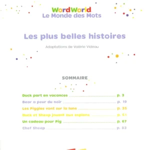 WordWorld - Le monde des mots - Les plus belles histoires - Sommaire