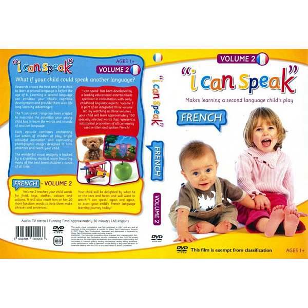 I can speak FRENCH 2 - DVD - Age 1+