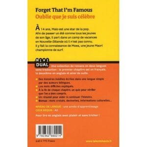 Forget that I am famous - dual book - verso