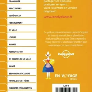 Guide de conversation Néerlandais - Lonely Planet - Verso