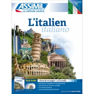 L'italien - Pack 1 livre + 3 CD