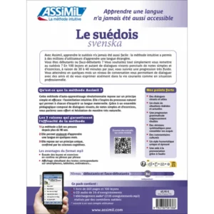 Le suédois - Superpack - Assimil - verso