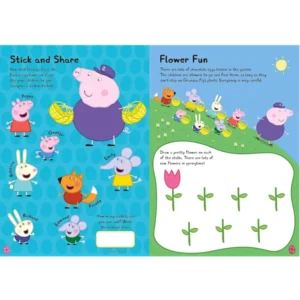 Peppa Pig - Happy Easter - Livre d'activités en anglais avec autocollants - intérieur