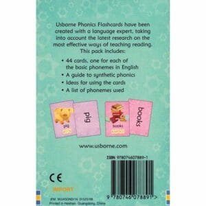 Phonics Flashcards - verso