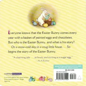 The story of the Easter Bunny - Livre tout carton sur l'histoire du lapin de Pâques - anglais - verso