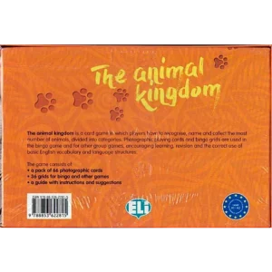 The animal Kingdom / Le monde animal - jeu Eli d'apprentissage de l'anglais - verso