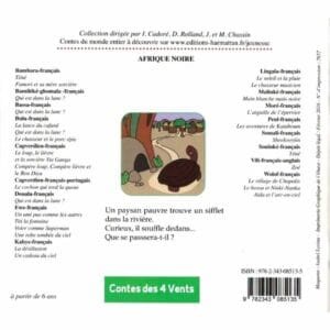 Nénuphar Nilufar liliq - trilingue français-ouzbek-russe - verso