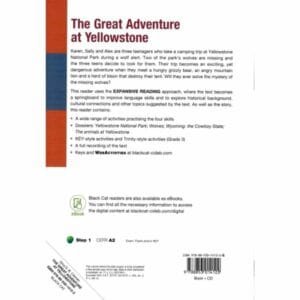 The Great Adventure at Yellowstone - Lecture anglais + CD - verso