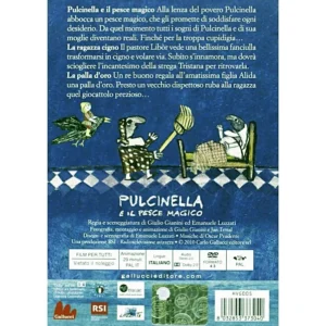 Pulcinella e il pesce magico - Livre + DVD - italien - verso