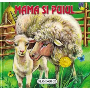 Mama si puiul - petit livre cartonné en roumain