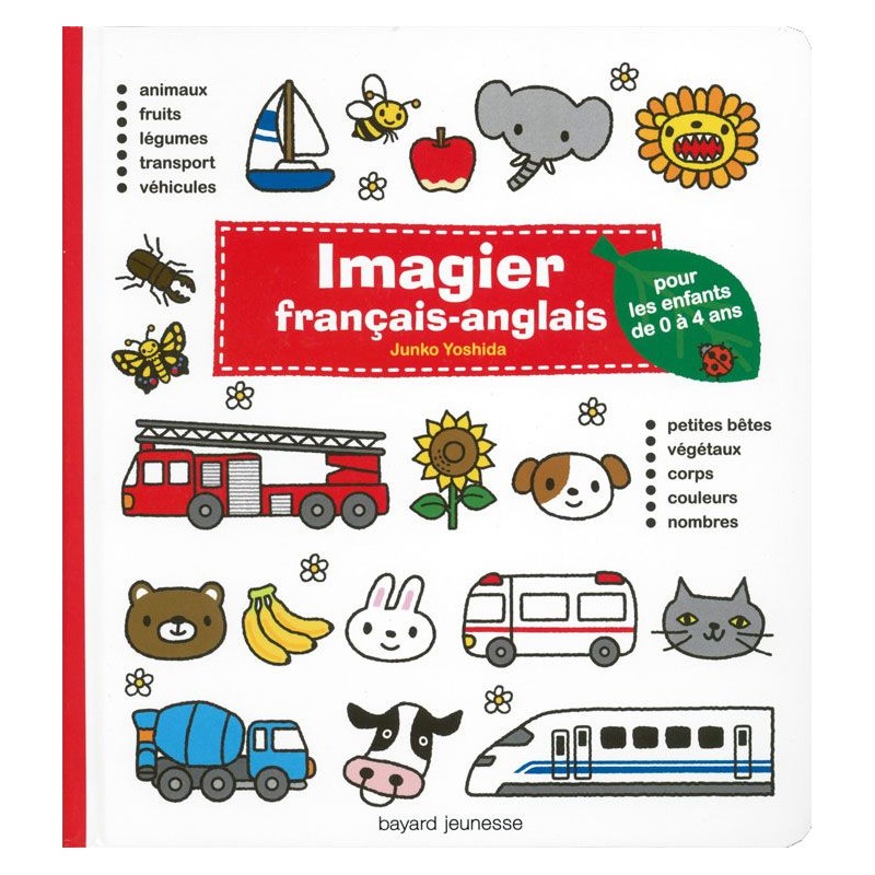 Imagier français-anglais pour les enfants de 0 à 4 ans - T1