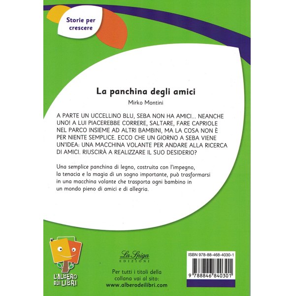 La panchina defgli amici - Lecture italien langue native - La Spiga - verso