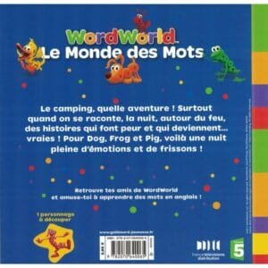 World World le monde des mots - Le monstre du camping - verso