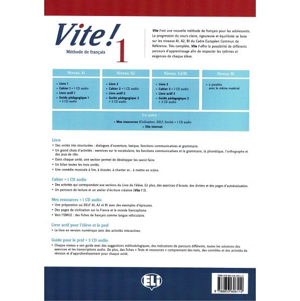 Facile Plus ! 2 - Méthode de français ~ Cahier d'exercices A1-A2 -  ENFANTILINGUE