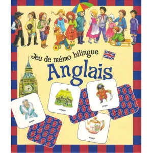 Jeu de mémo bilingue anglais