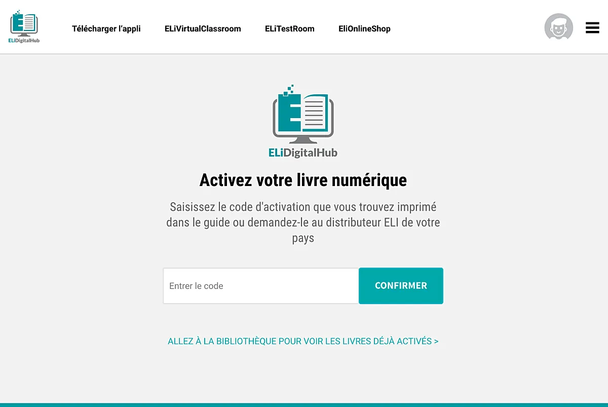 ELi Tuto connexion Activer livre EliDigitaHub Activer un livre
