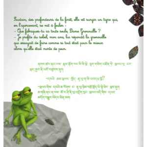 Le tigre et la grenouille bilingue pages