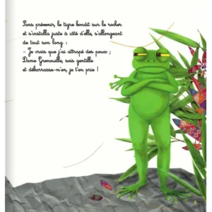 Le tigre et la grenouille bilingue pages