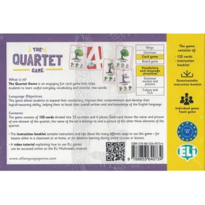 The Quartet Game - jeu anglais verso